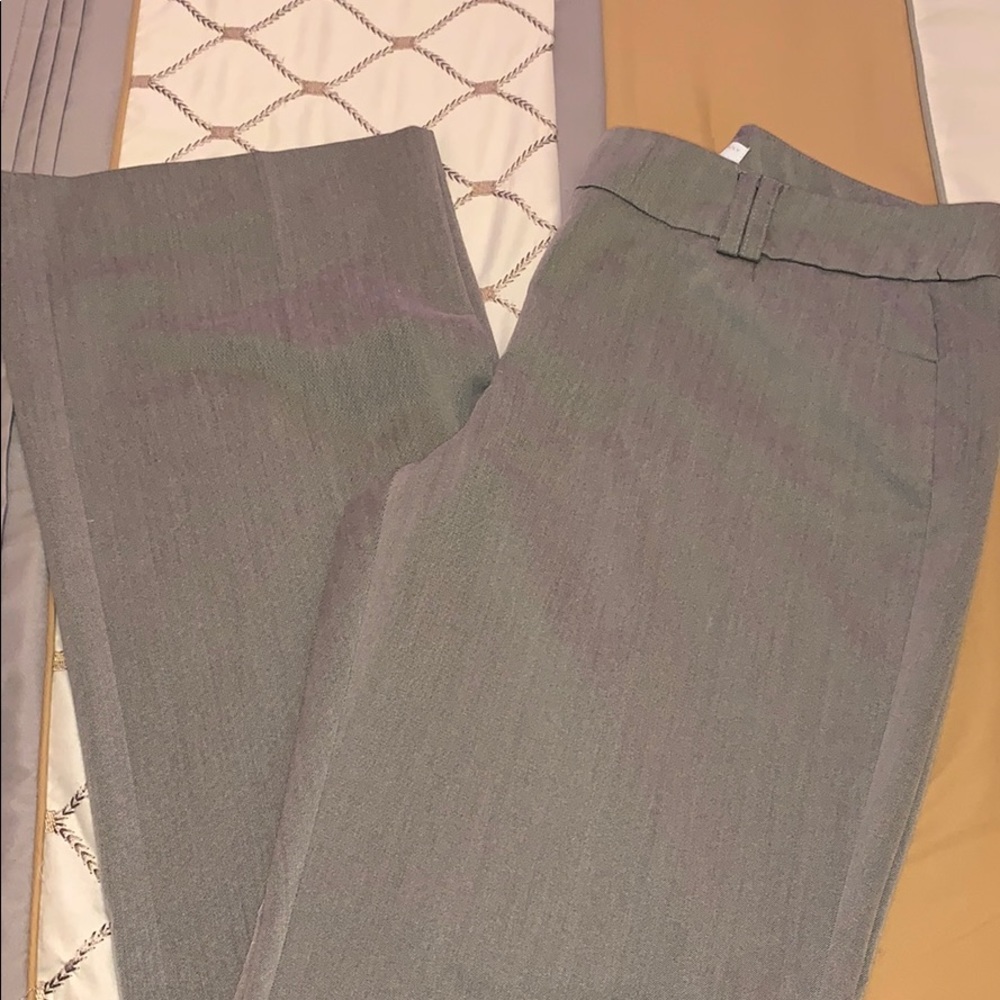 Tall gray slacks